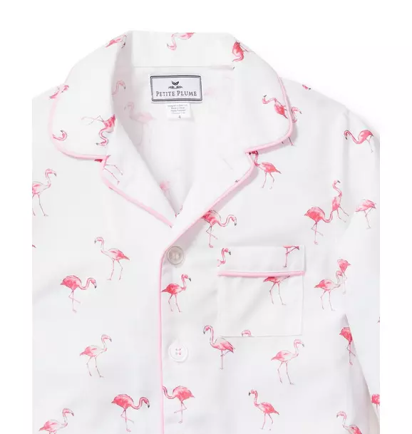 Petite Plume Flamingo Pajama Set image number 1